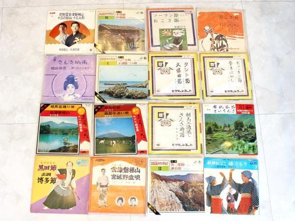 EPレコード 東芝民謡レコード ビクターレコード 音頭 歌謡曲 49枚 Y2K