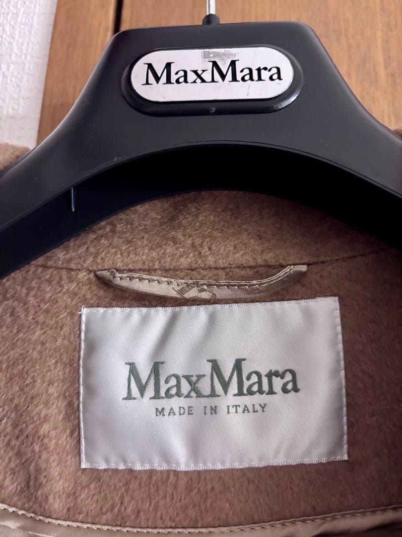 極美品　MAX MARA マニュエラコート　ベージュ40