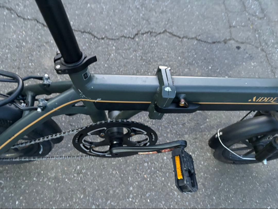 折りたたみ電動アシスト自転車　 AIDDE アイッデ 送料込み