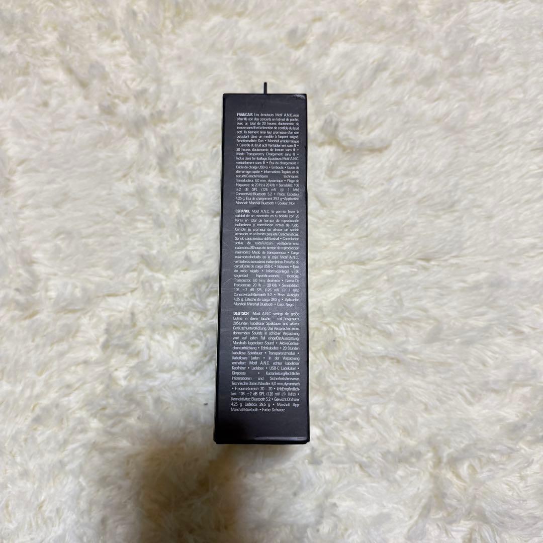 【ほぼ新品】Marshall Motif A.N.Cワイヤレスイヤホン ブラック