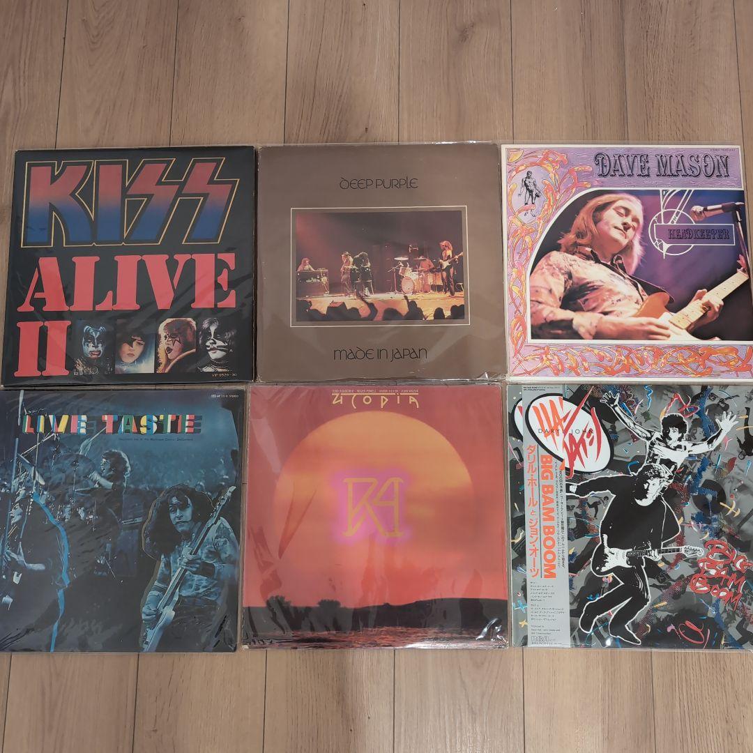 洋楽　レコード　まとめ　KISS DEEP PUEPLE ロリーギャラガー他