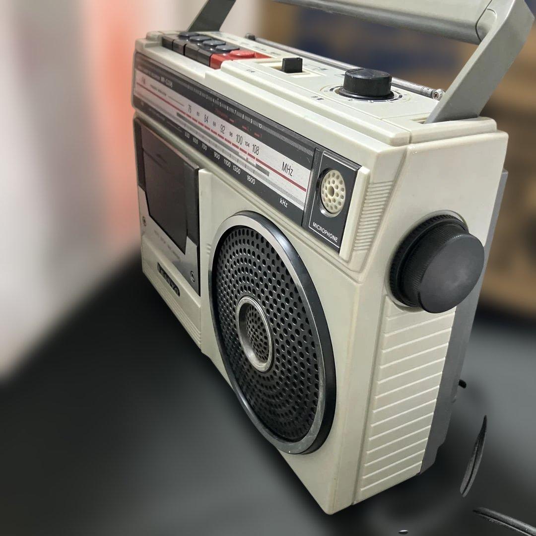 (12-148)昭和レトロSANYO MR-G306LS カセットレコーダー
