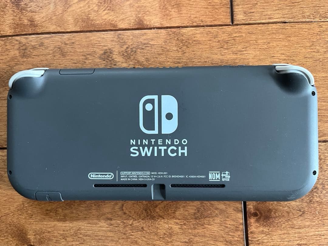 青*海様 ジャンク品　海外製　switch lite グレー