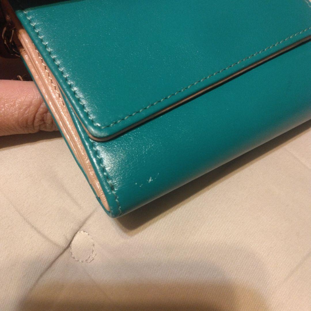 Roger Vivier ロジェヴィヴィエ ストラス ミニウォレット グリーン