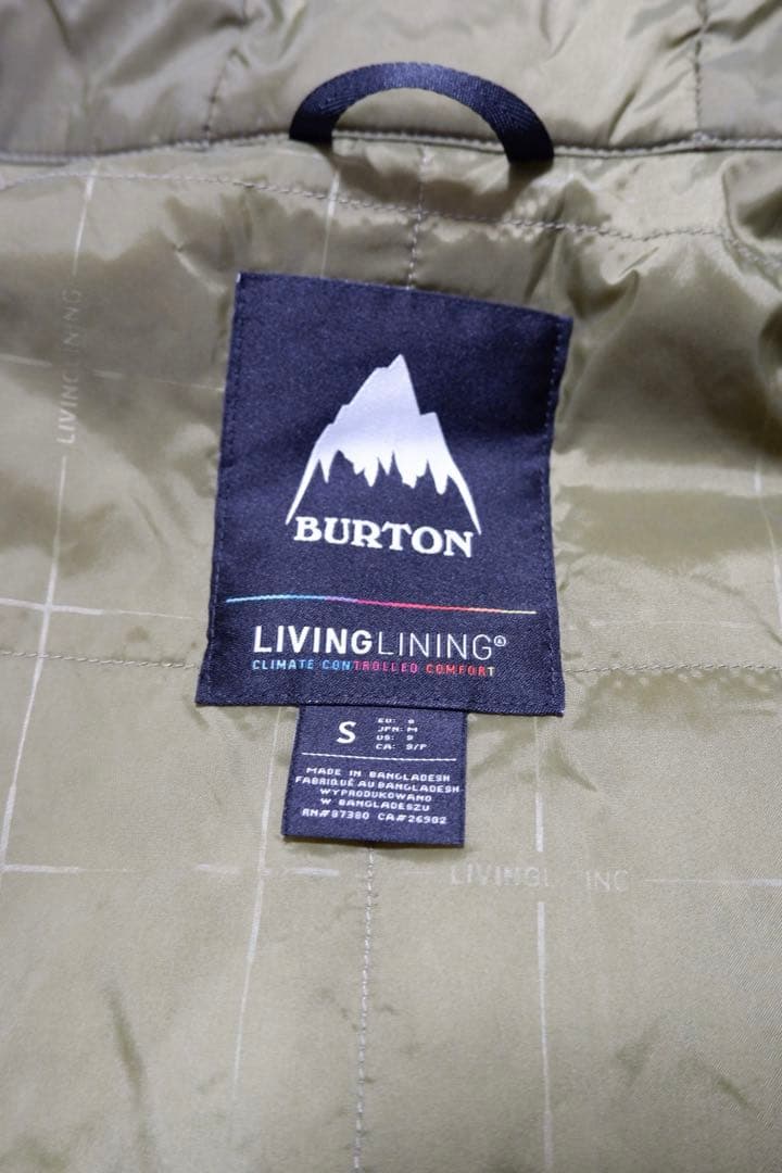 【値下げ中】BURTON スノーボードジャケット Sサイズ ベージュ