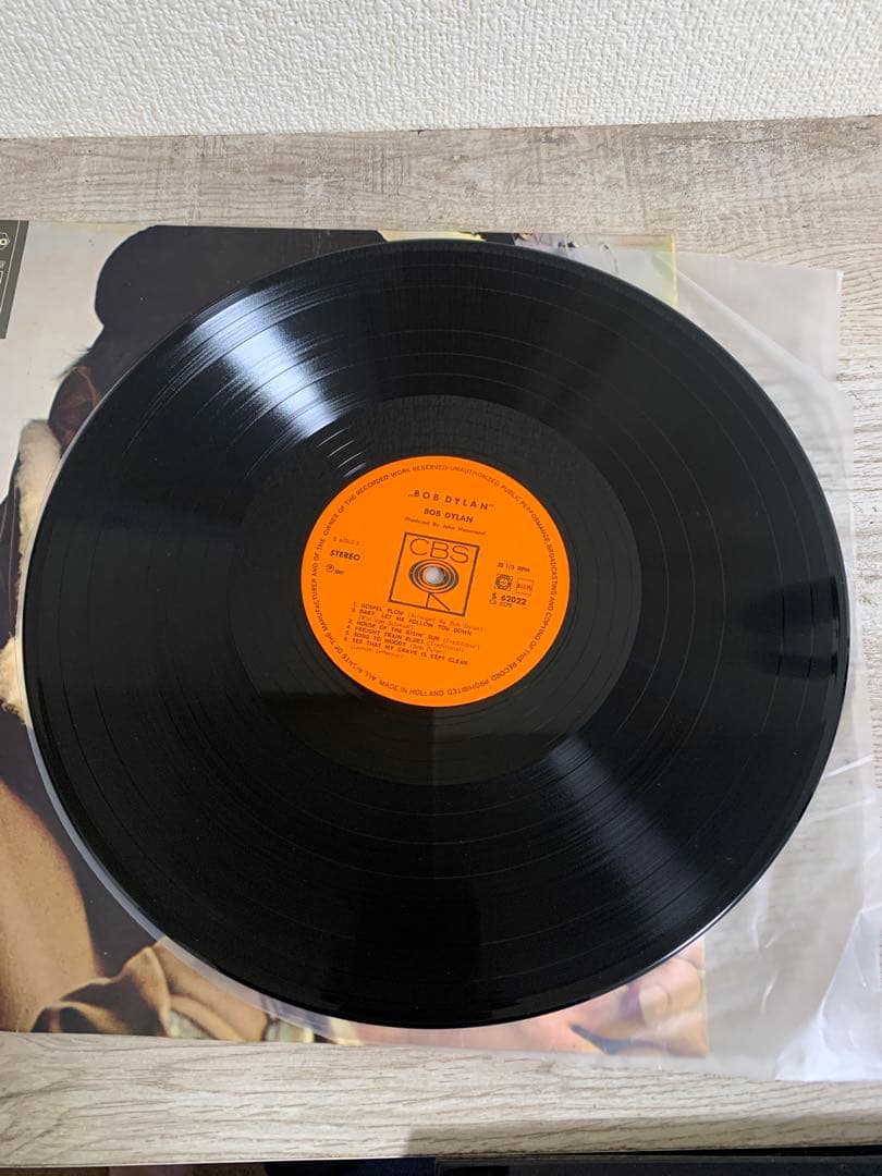 初期盤Bob Dylan 1st S62022 CBS オランダ盤 オレンジ