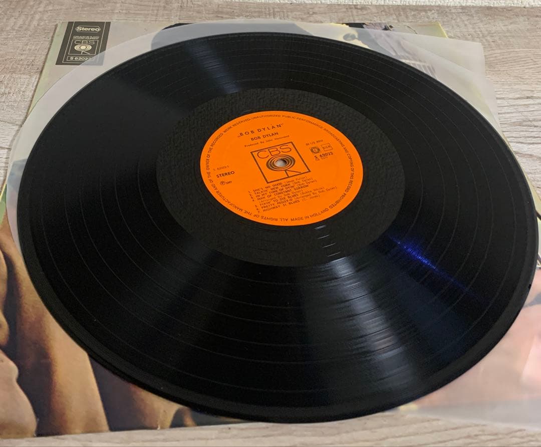 初期盤Bob Dylan 1st S62022 CBS オランダ盤 オレンジ