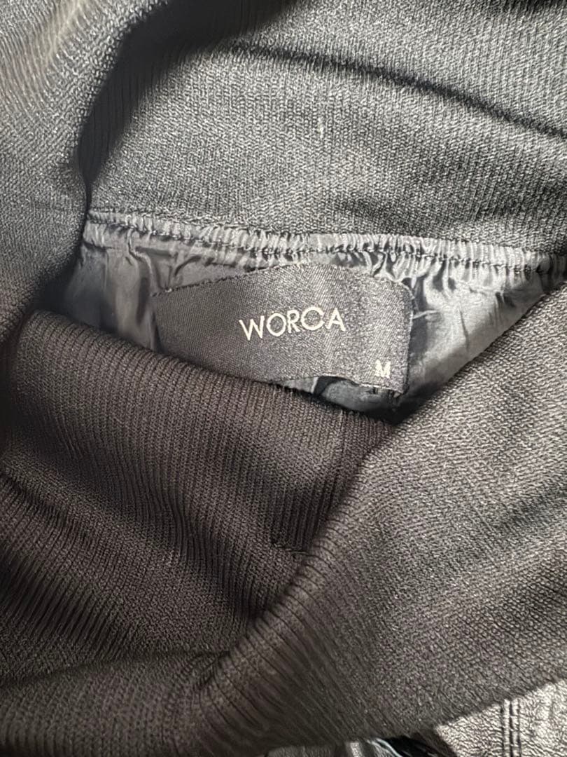 AF　WORCA レザーサルエルハーフパンツ 本革