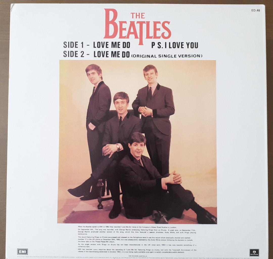 ビートルズ　Love Me Do　オーストラリア盤 12” レコード