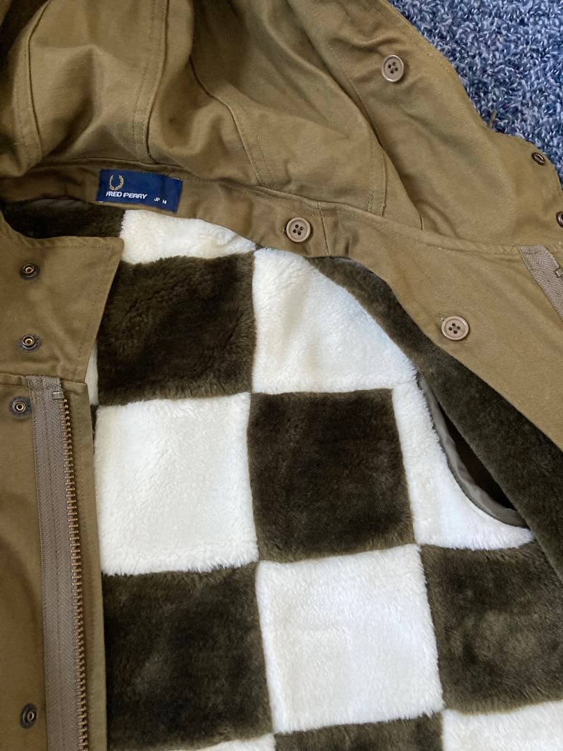 美品　FRED PERRY モッズコート カーキ　オリーブ