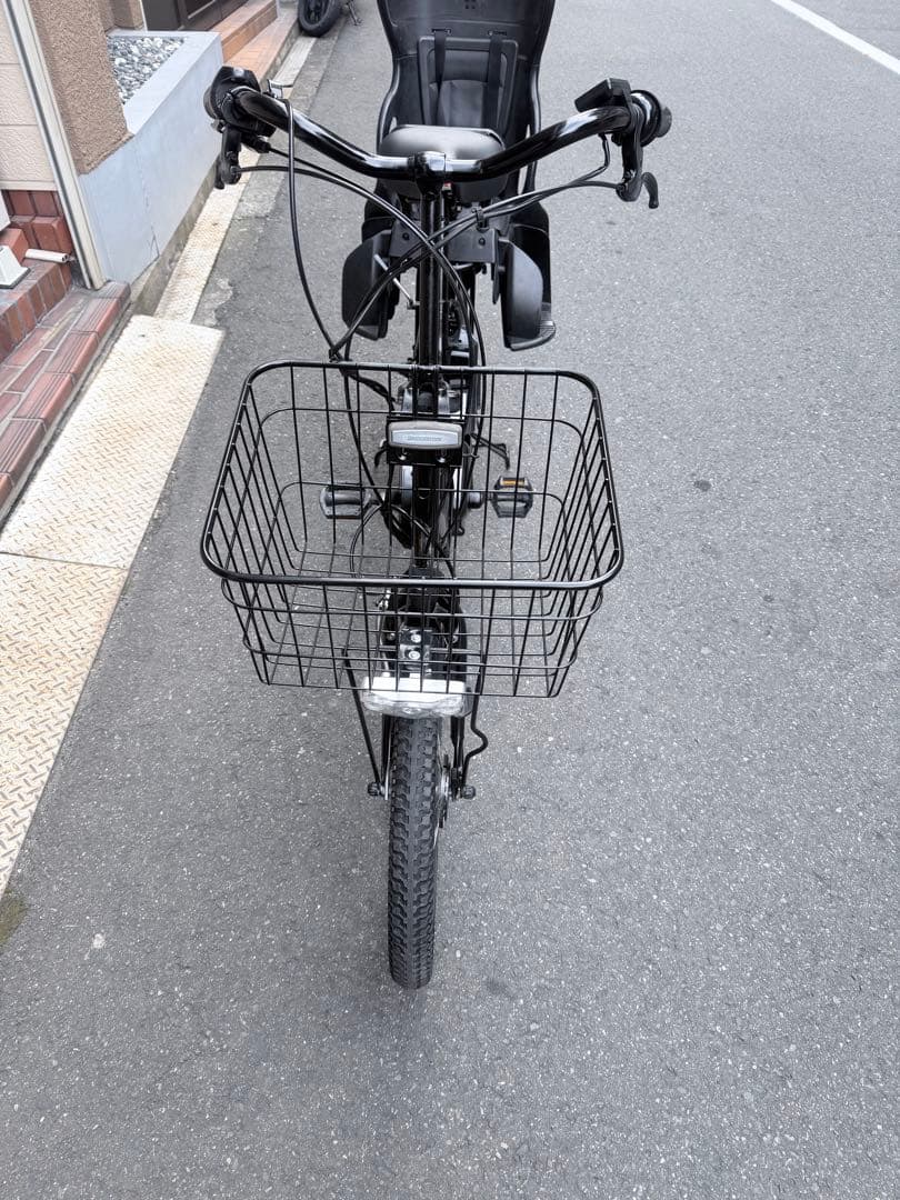 子供乗せ　ヤマハ　電動アシスト自転車 チャイルドシート付き ブラック