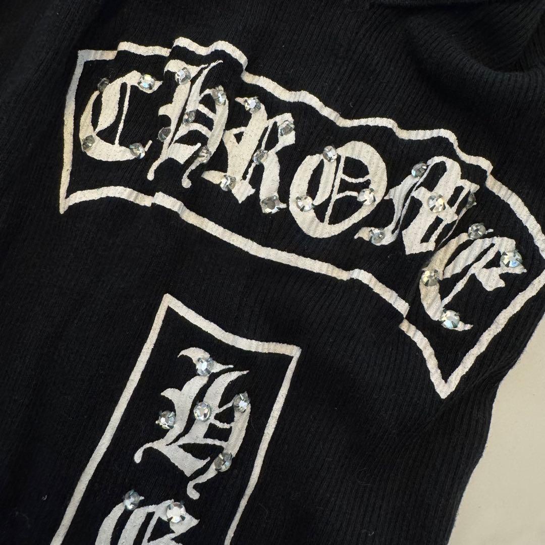 本物保証★Chrome Hearts★超レア！ストーン付き！メンズタンクM