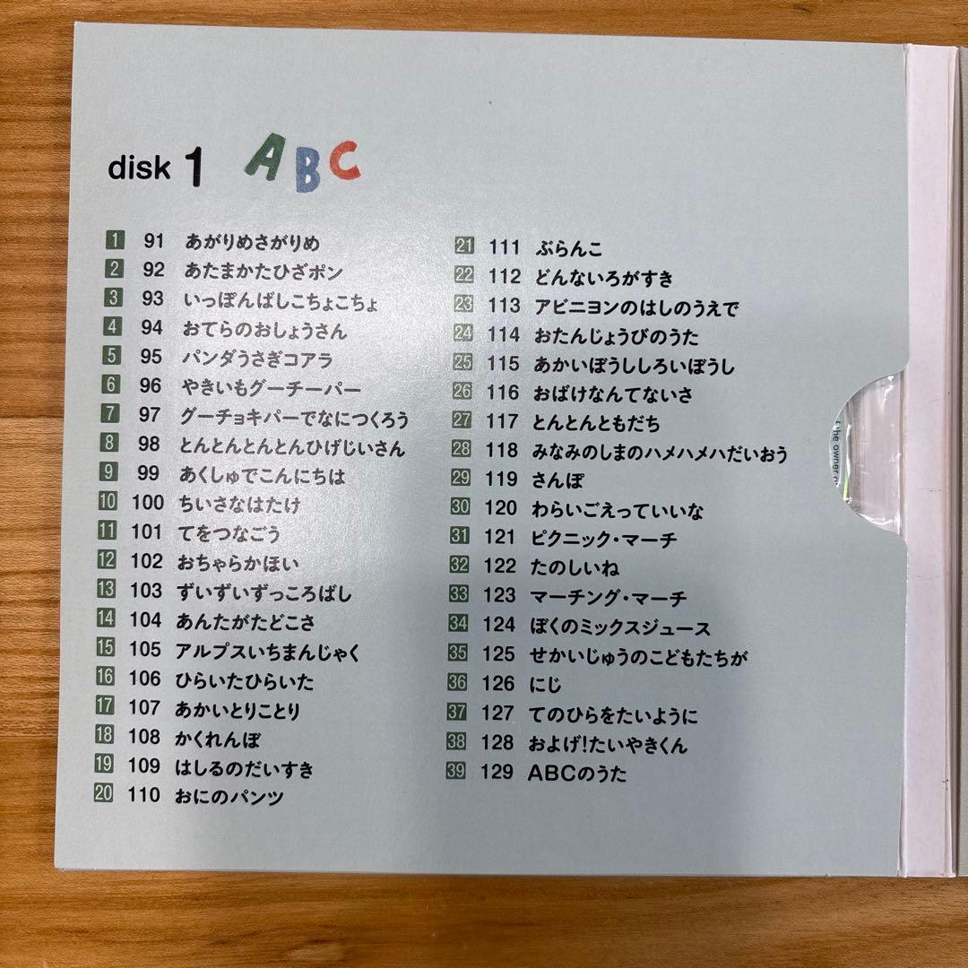 ことばの豊かな子を育てるくもんのうた200えほん アルバムセット