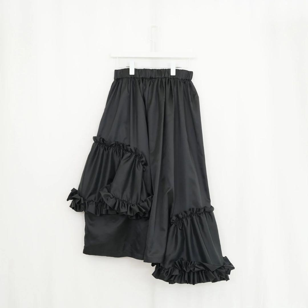 noir kei ninomiya 25SS フリル ラッフルギャザースカート