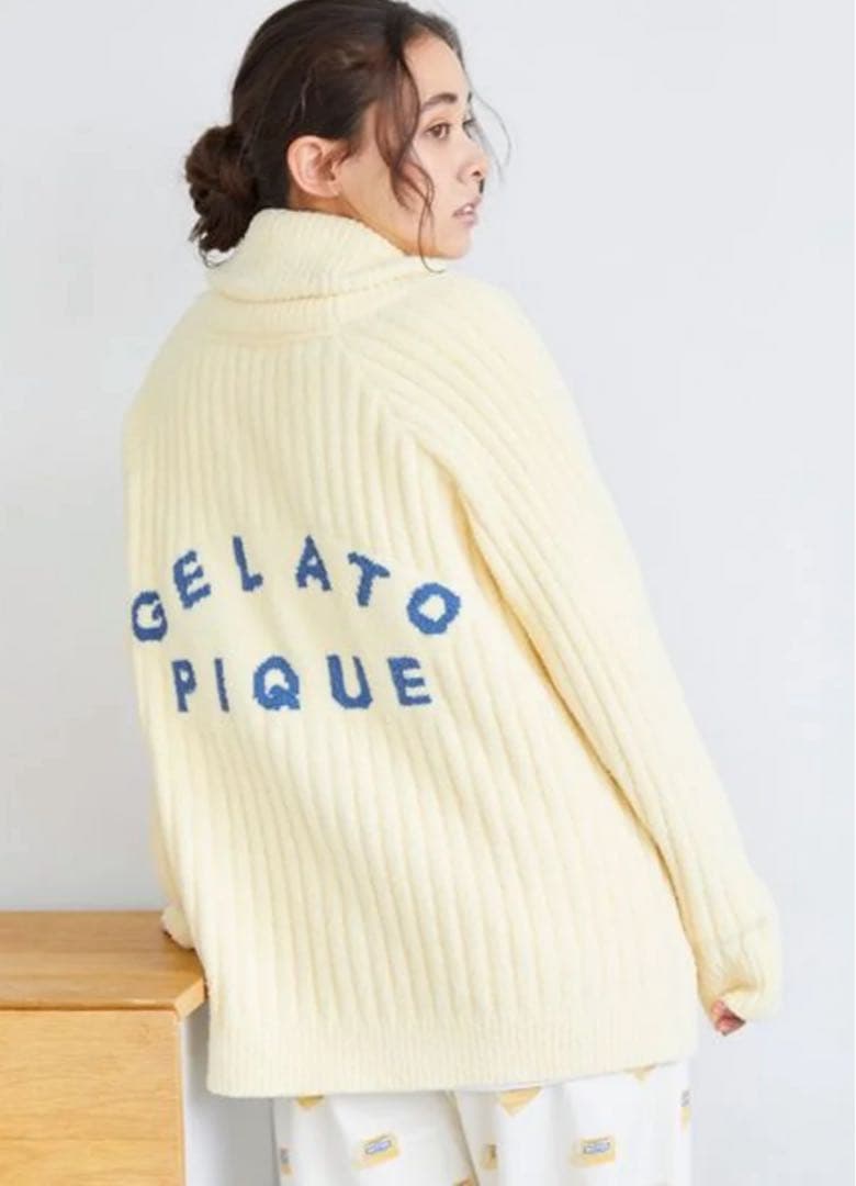 GELATO PIQUE スフレBUTTERショールカーディガン
