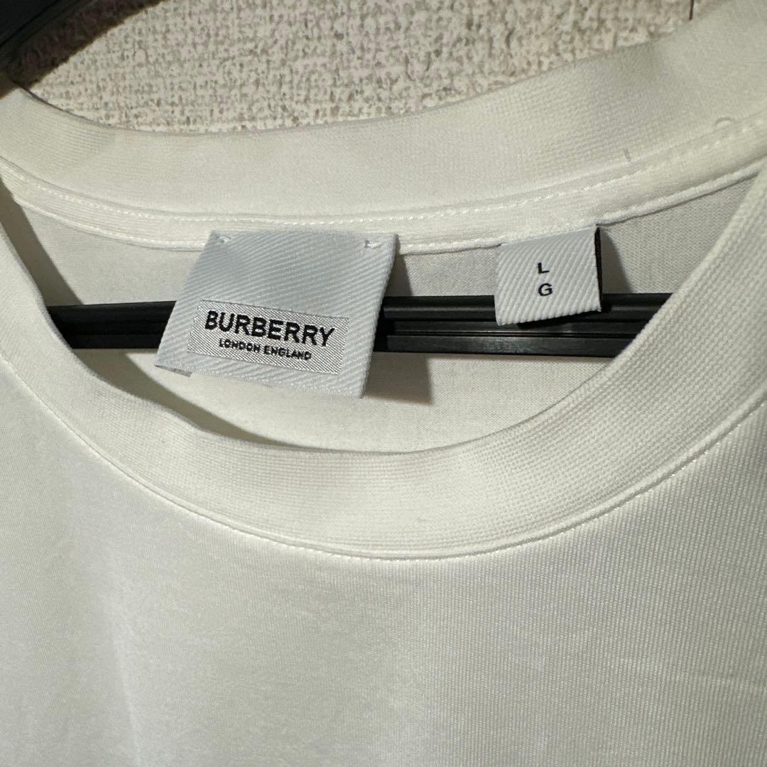BURBERRY ホワイト Tシャツ L [美品]