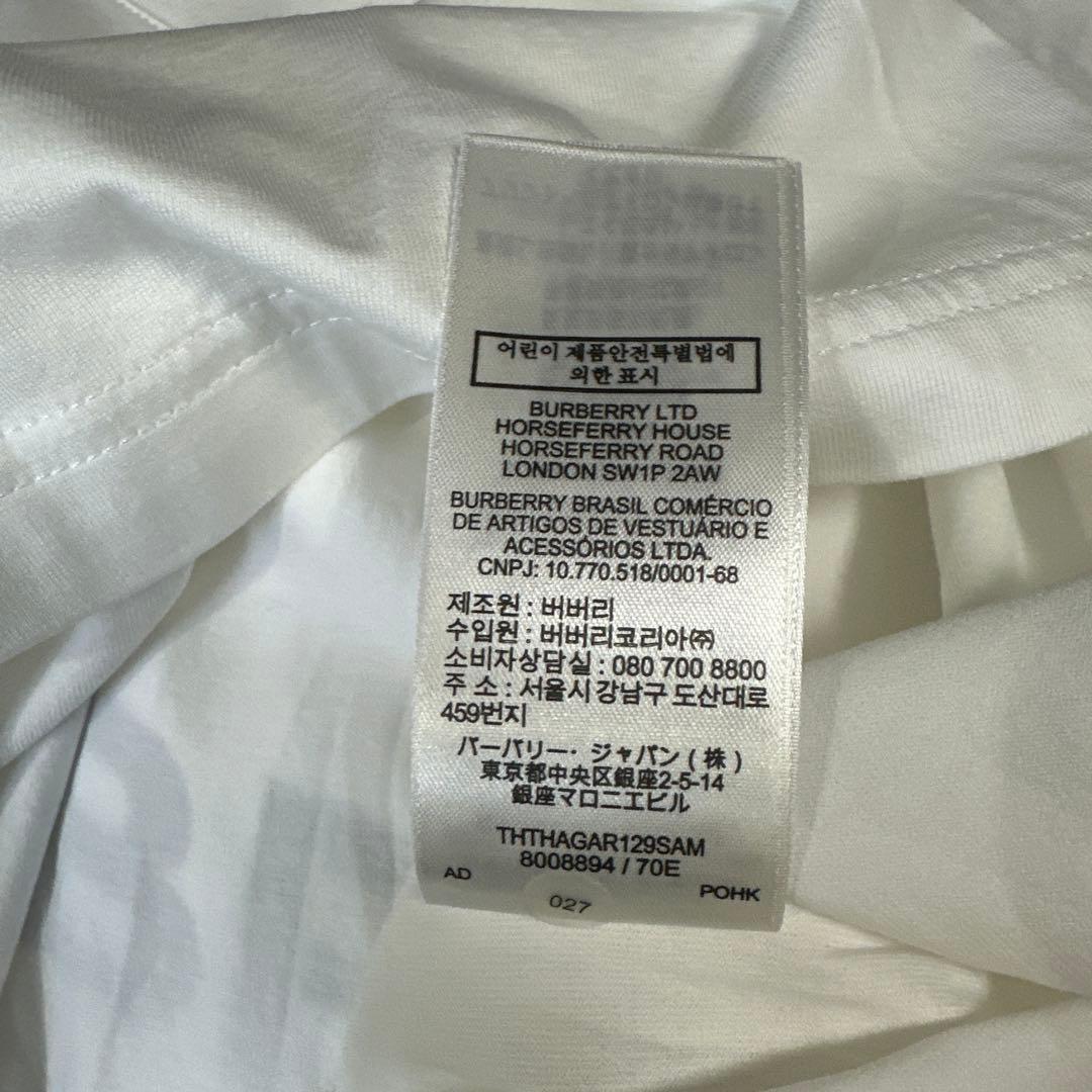 BURBERRY ホワイト Tシャツ L [美品]