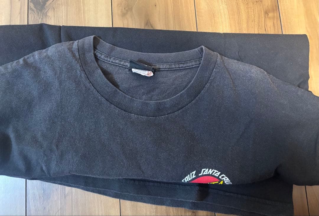 90s SANTACRUZ サンタクルーズ　ビンテージNHSタグ XL ブラック