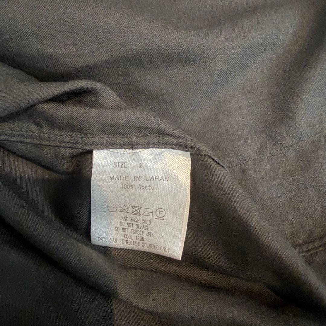 MARKAWARE SUPIMA SATIN シャツジャケット