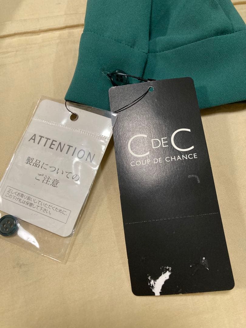 新品タグ付✿COUP DE CHANCE【洗える】デザインワンピース