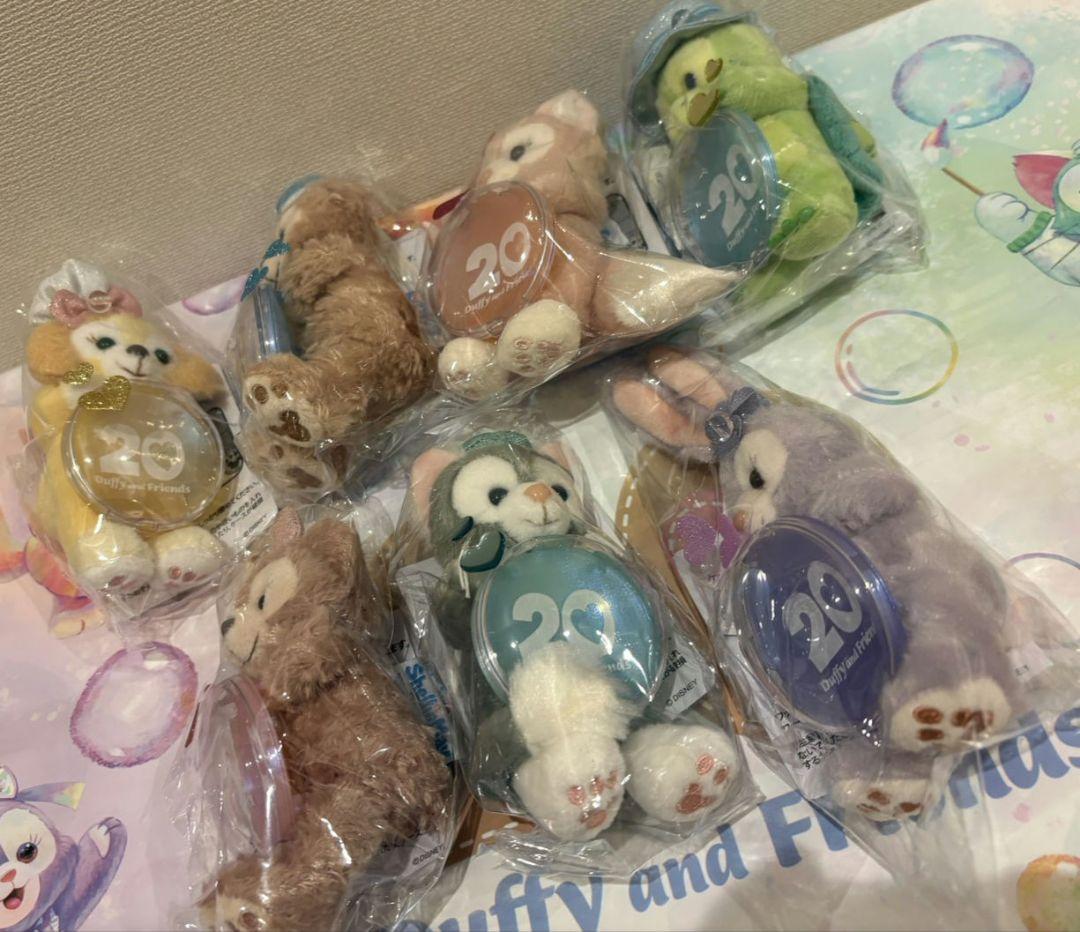 ダッフィー20周年　ぬいぐるみバッジ関係　まとめ売り　バラ売り不可