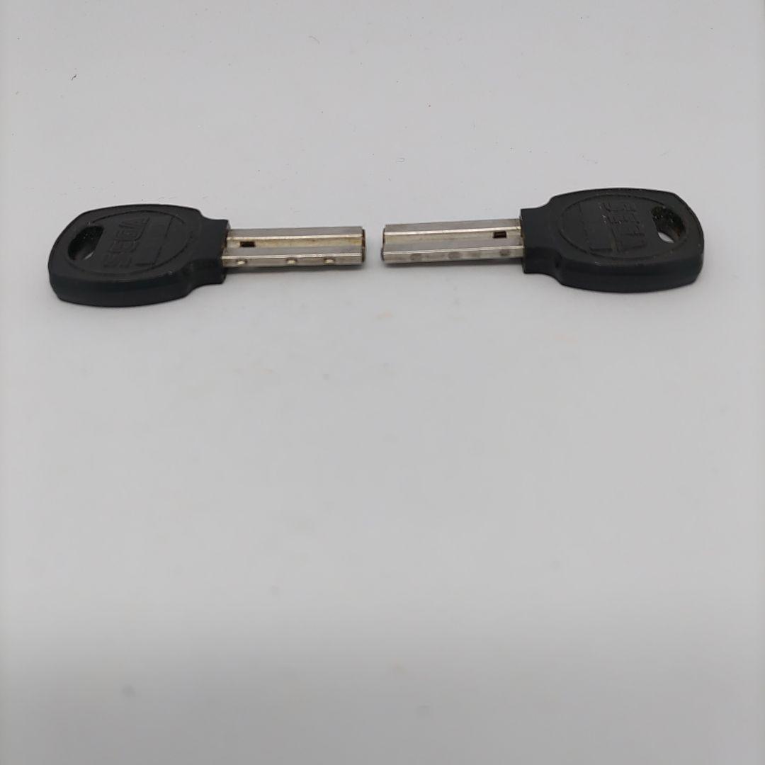 セガ　解除キー2個セット　5380 純正　未使用中古品シリンダー付き