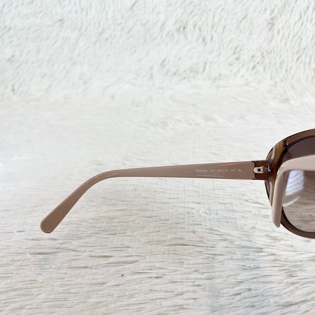 極美品　Salvatore Ferragamo　SF842SA　ブラウンレンズ