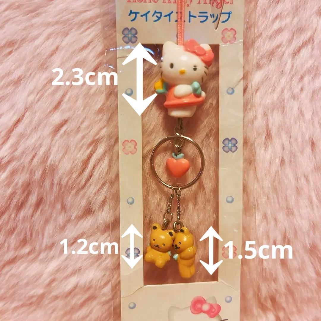 希少レア　ハローキティ　エンジェル　タイニーチャム　ストラップ　1998 レトロ