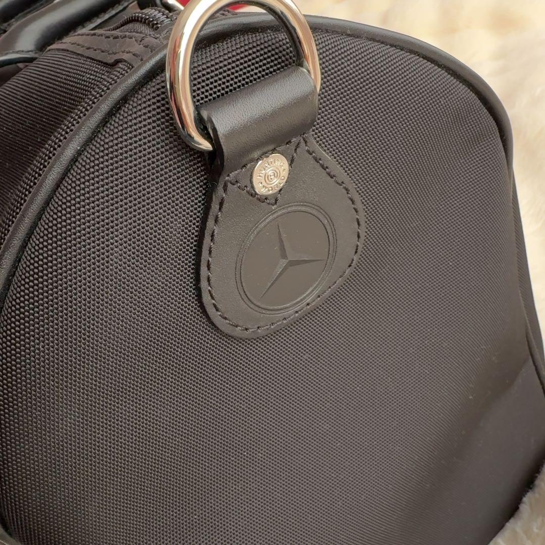 Mercedes-Benz ハンティングワールド　ブラック ボストンバッグ