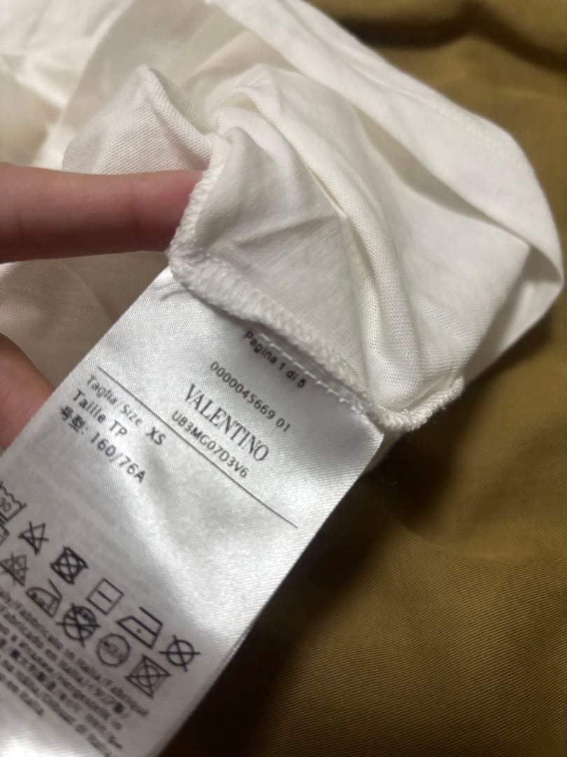 VALENTINO VLTNロゴ ホワイト Tシャツ XSサイズ