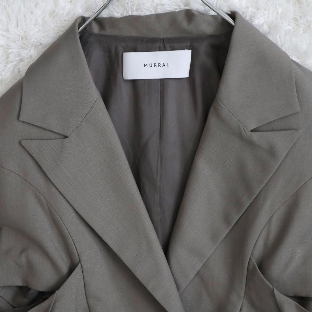 現行・新品タグ★MURRAL Peephole jacket グレー M 春夏
