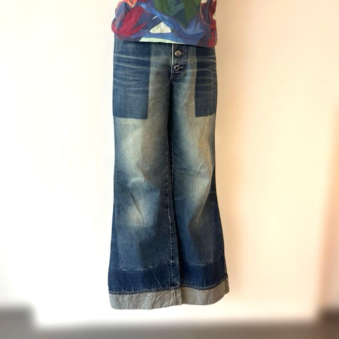 s*a様 Jean Paul Gaultier M デニム フレアシェイプ　アー