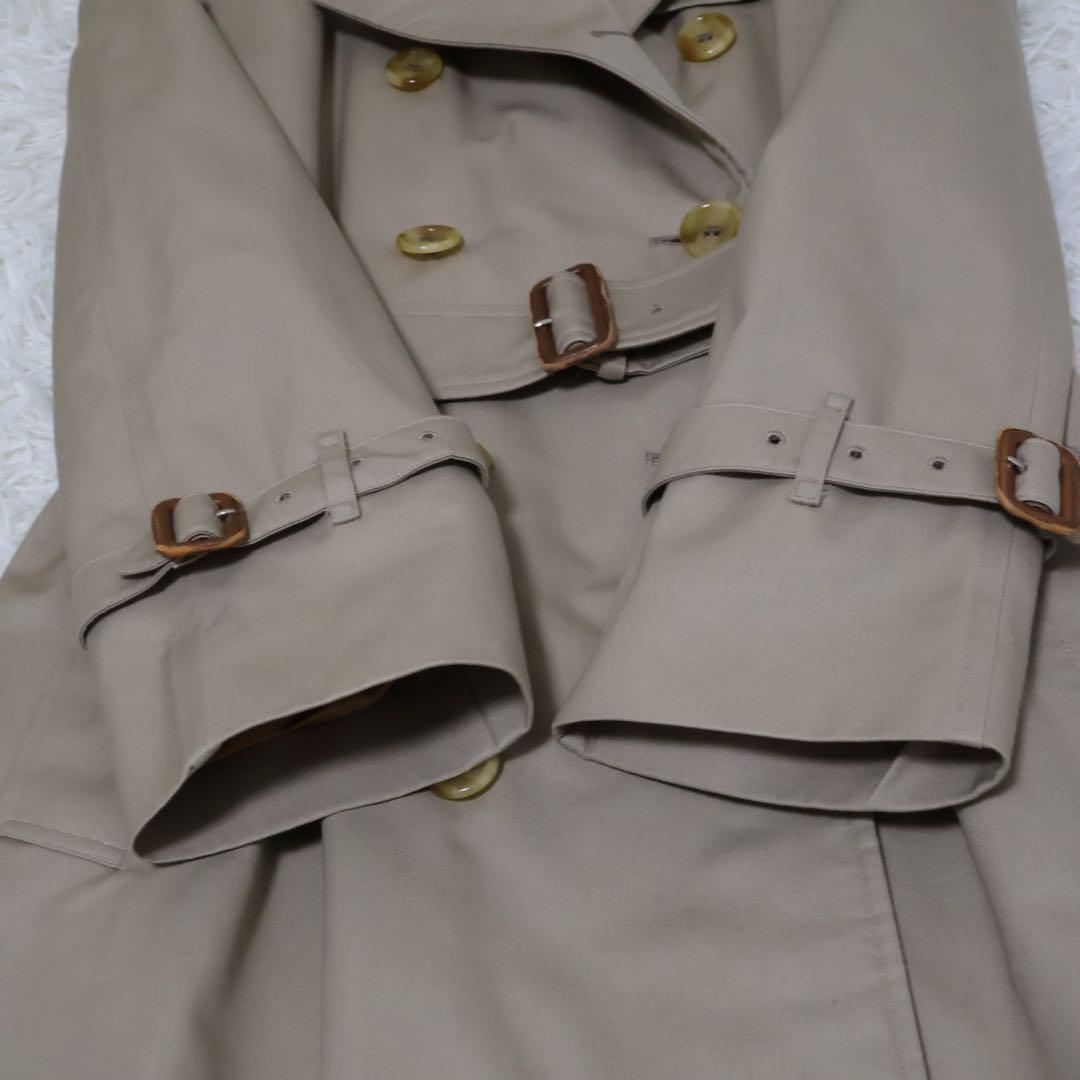 バーバリー　トレンチコート　ベージュ　ノバチェック　ブラウン系