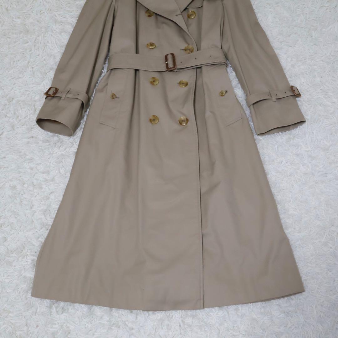 バーバリー　トレンチコート　ベージュ　ノバチェック　ブラウン系