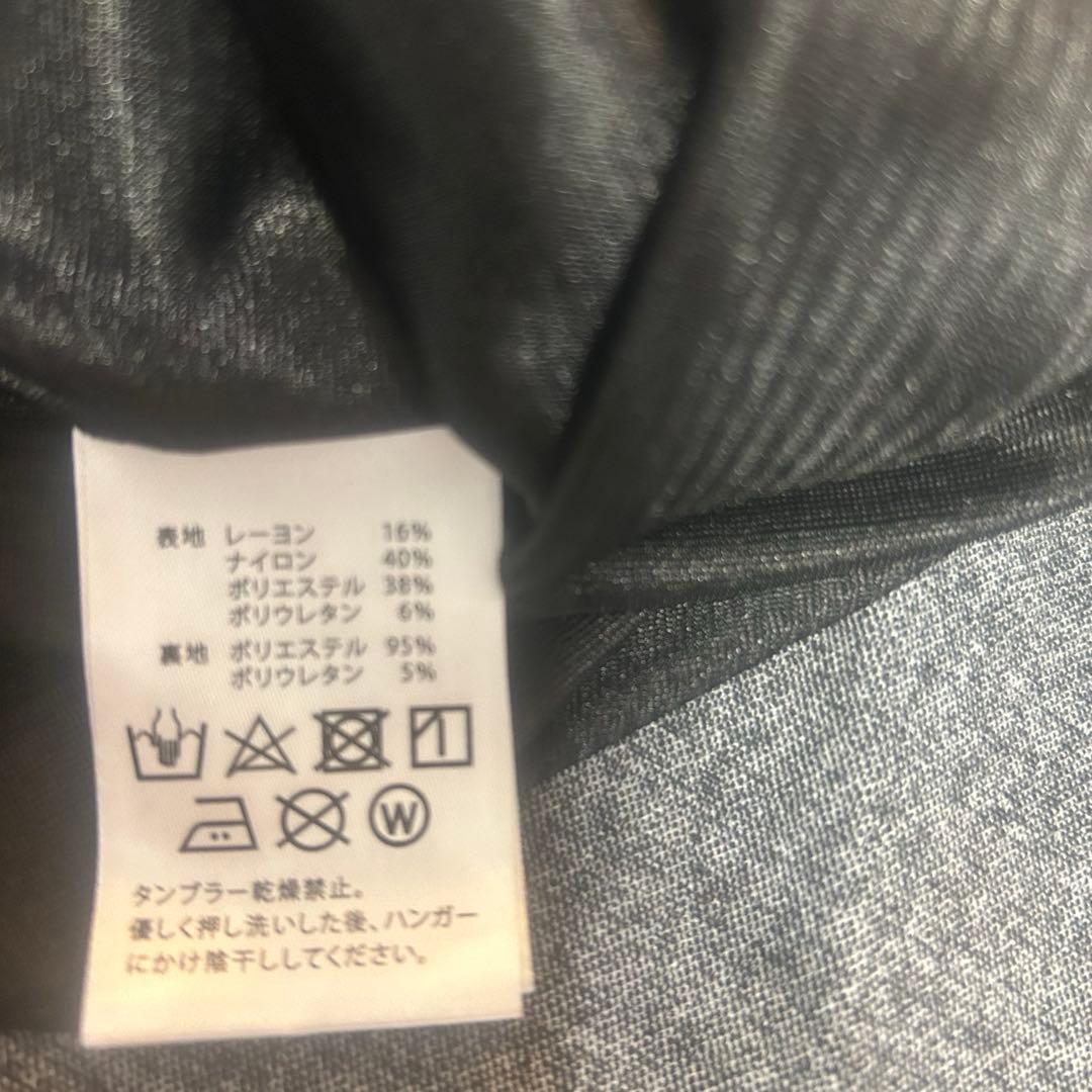 ［新品］mimigrantケリーフレアワンピース　メランジェノワール　LTサイズ