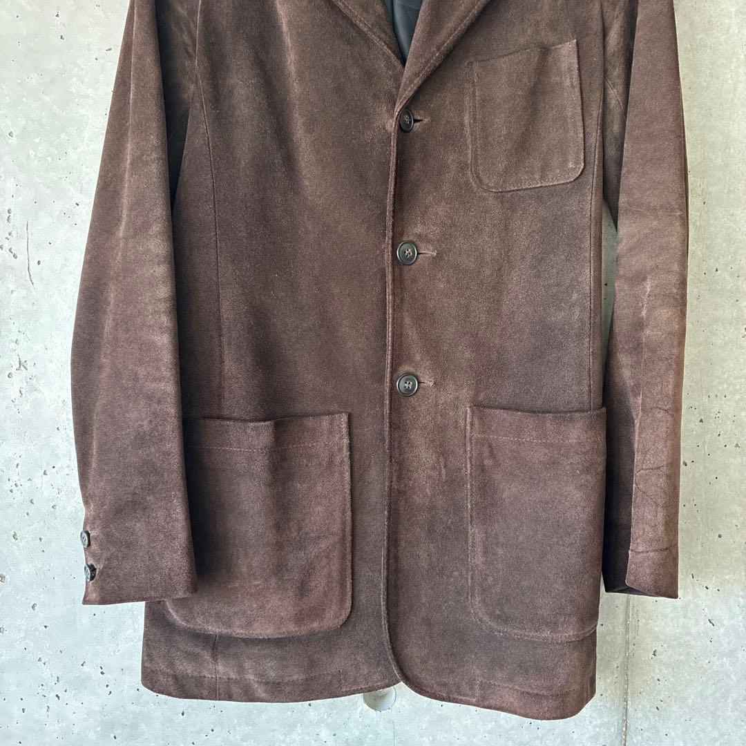 A.P.C. ブラウン スエード テーラードジャケット
