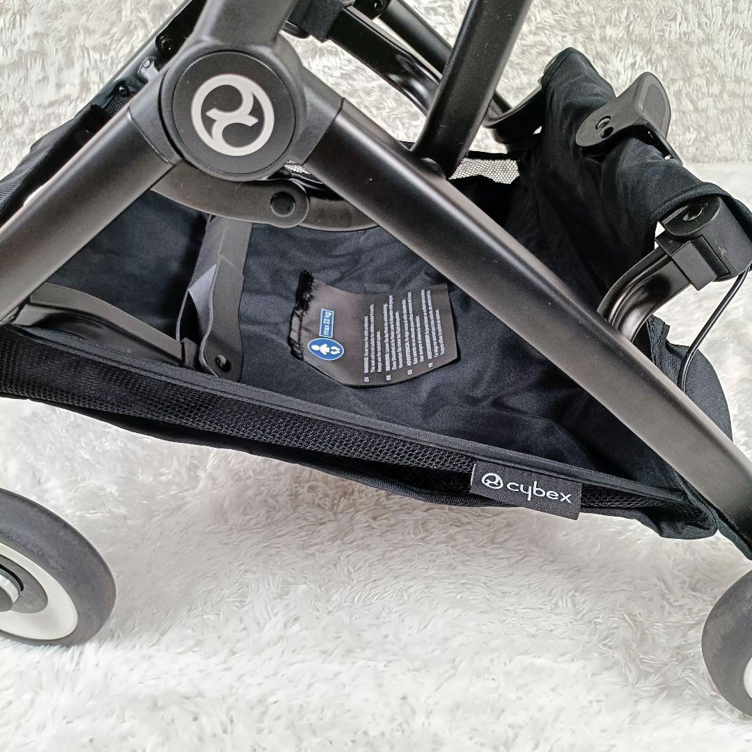 cybex LIBELLE コンパクト折り畳みベビーカー ムーンブラック 23年