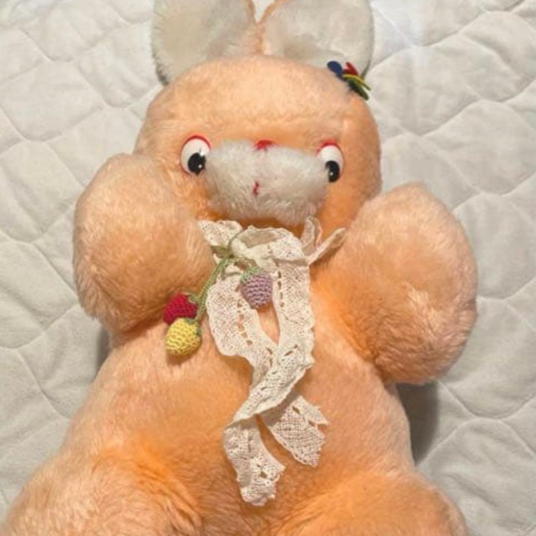 16日までの価格☆昭和レトロポップ＊オレンジうさぎさん