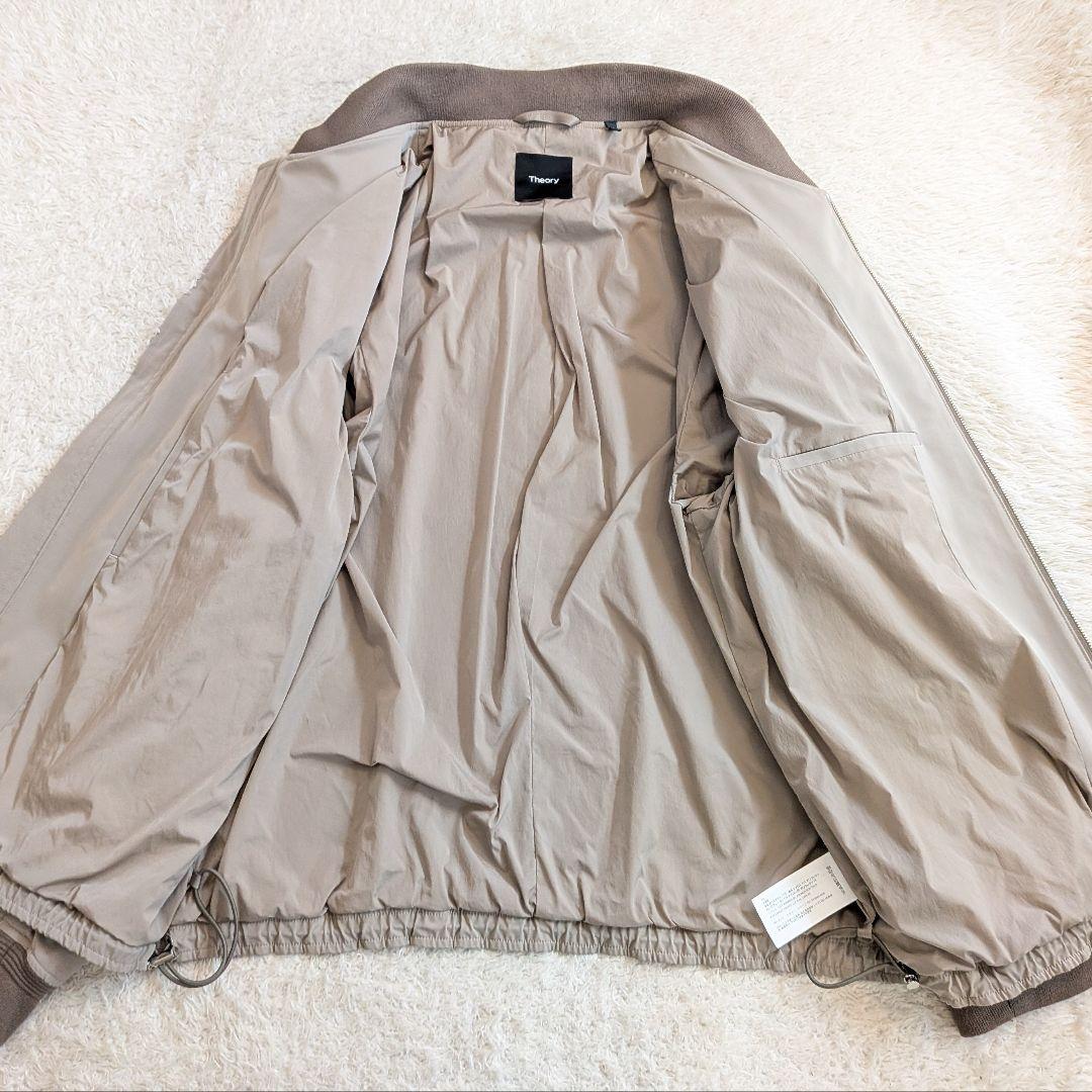 近年　Theory　XXL 　ボンバージャケット　MA-1 ダブルジッパー　リブ