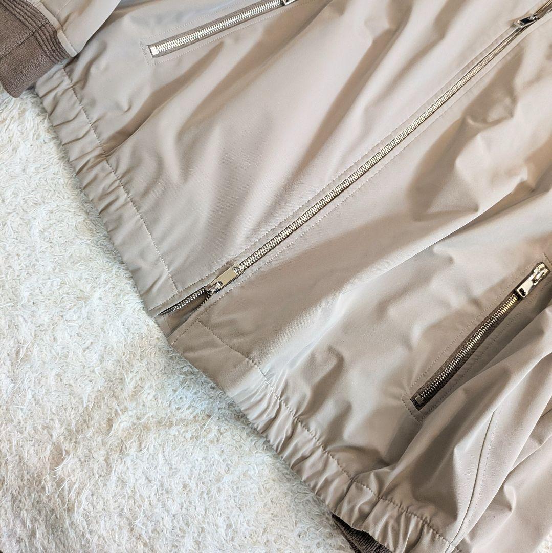 近年　Theory　XXL 　ボンバージャケット　MA-1 ダブルジッパー　リブ