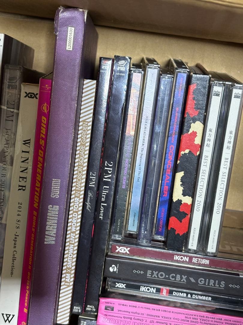 K-popまとめ売りCD・DVD