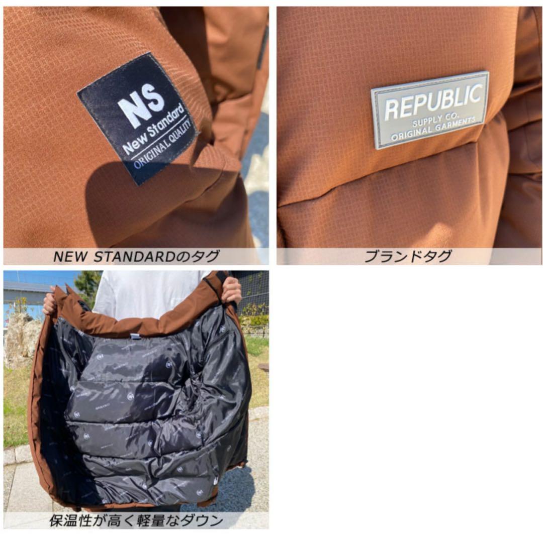 REPUBLIC &CO リパブリック ダウンジャケット ブラック XL メンズ