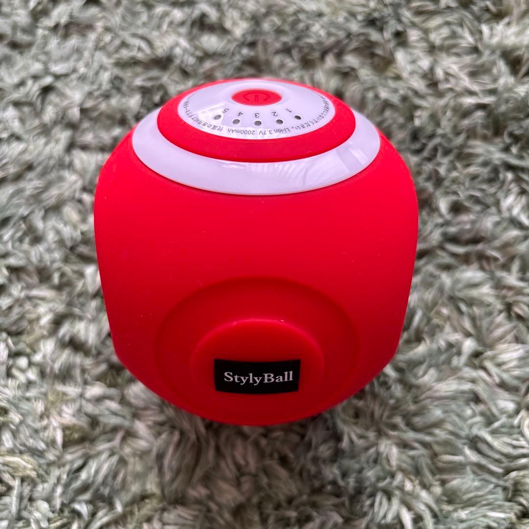 【値下げ】フィットネスクラブ スタイリーボール 振動 ストレッチ SLB-100