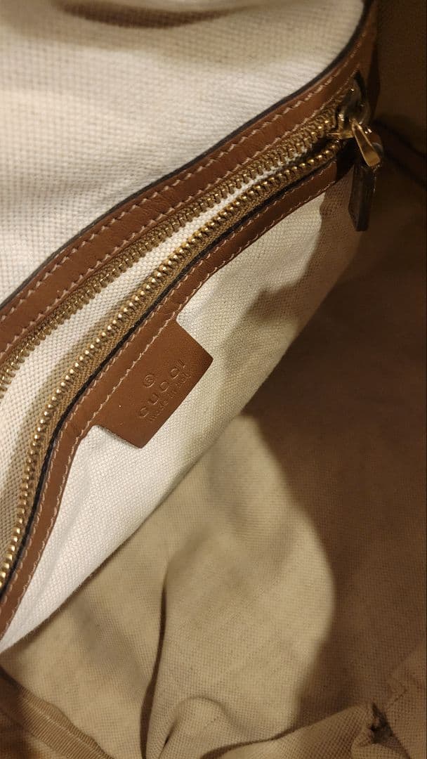 GUCCI グッチ ストライプデザイン ボストンバッグ スウェード レザー