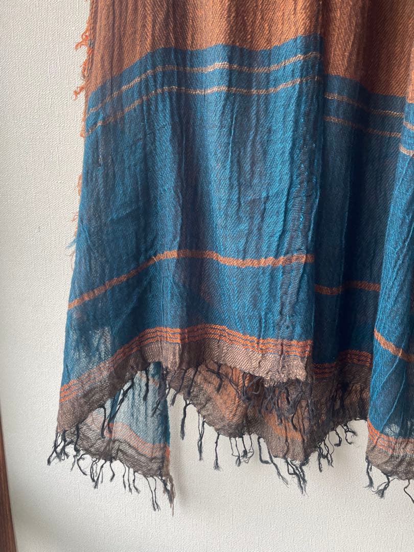 tamaki niime roots shawl big コットン。