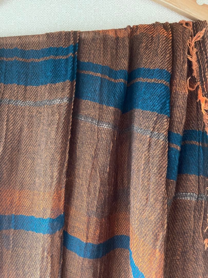 tamaki niime roots shawl big コットン。