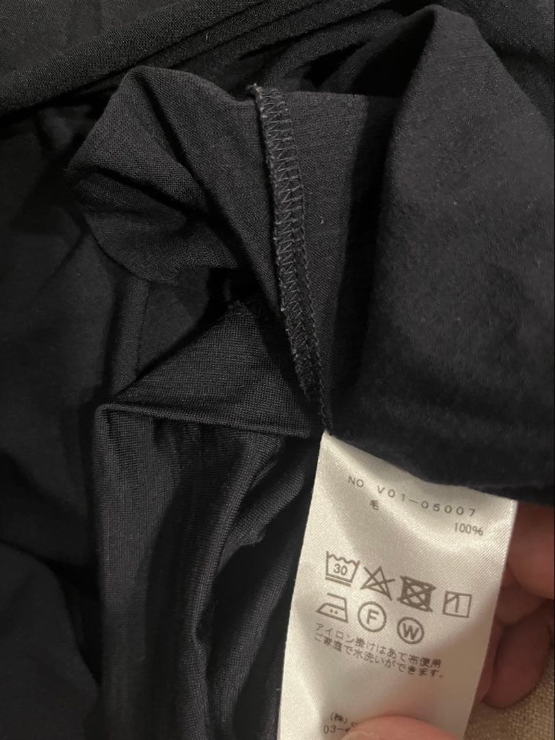 22ss COMOLI コモリ ウール 天竺 Tシャツ チャコール 2