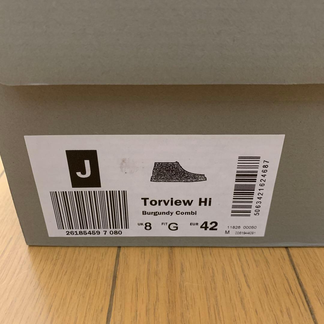 レア限定品　クラークス　clarks トービュー　torview ハリスツイード