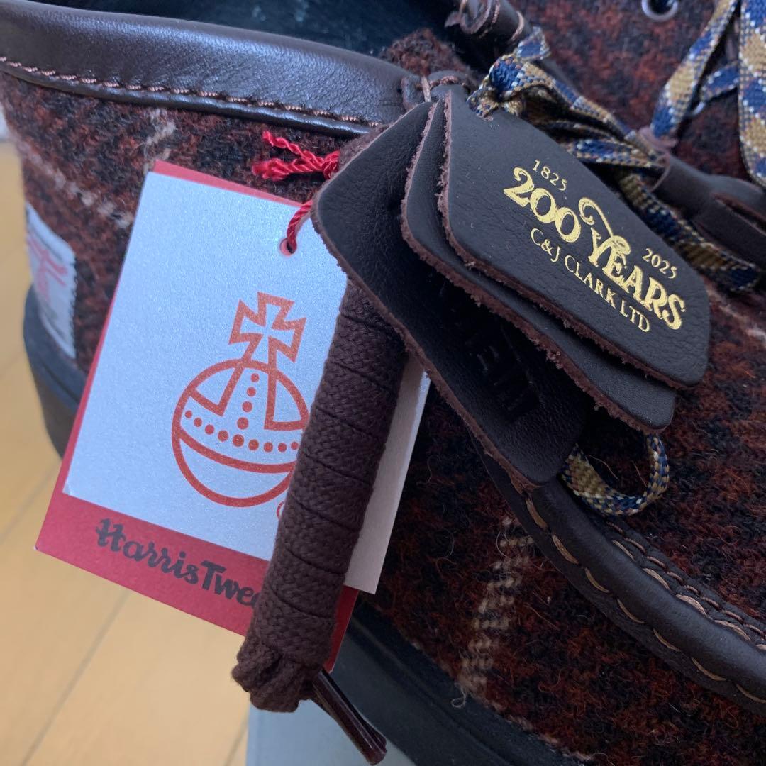 レア限定品　クラークス　clarks トービュー　torview ハリスツイード