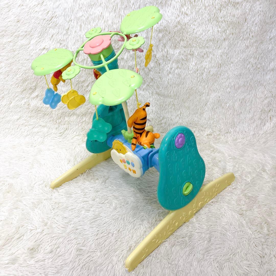 タカラトミー くまのプーさん えらべる回転 6WAYジムにへんしんメリー 美品